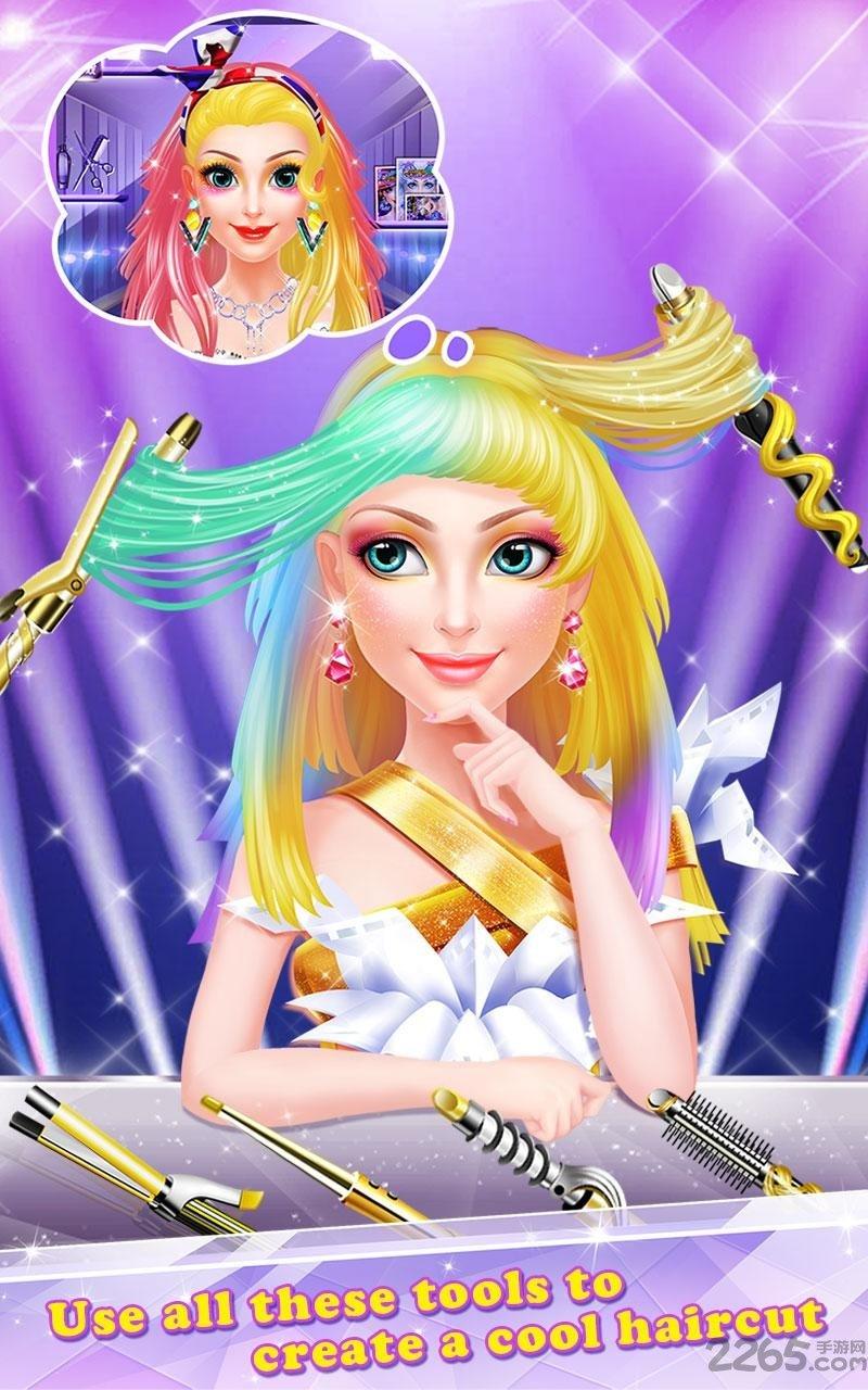 明星美发屋无限金币版下载,明星美发屋,儿童游戏,模拟游戏